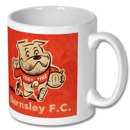 Retro Barnsley FC - Toby Tyke Mug - Free UK Delivery