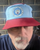 MCFC Retro Style Bucket Hat Maroon and Sky Blue - Free UK Delivery