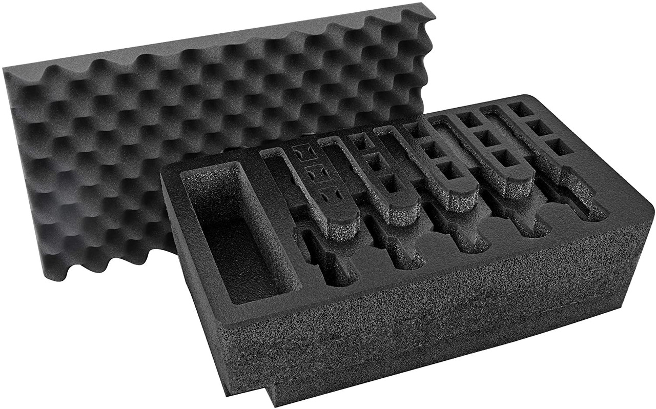 5 Pistol 15 Magazine Apache 5800 MyCaseBuilder Case and Custom Foam