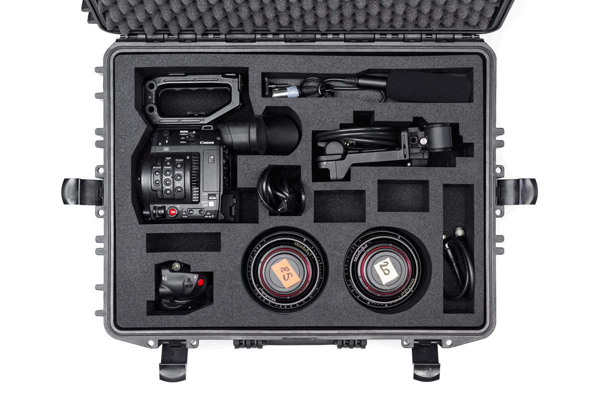 Canon C200 DORO D2116-7W MyCaseBuilder Case and Custom Foam