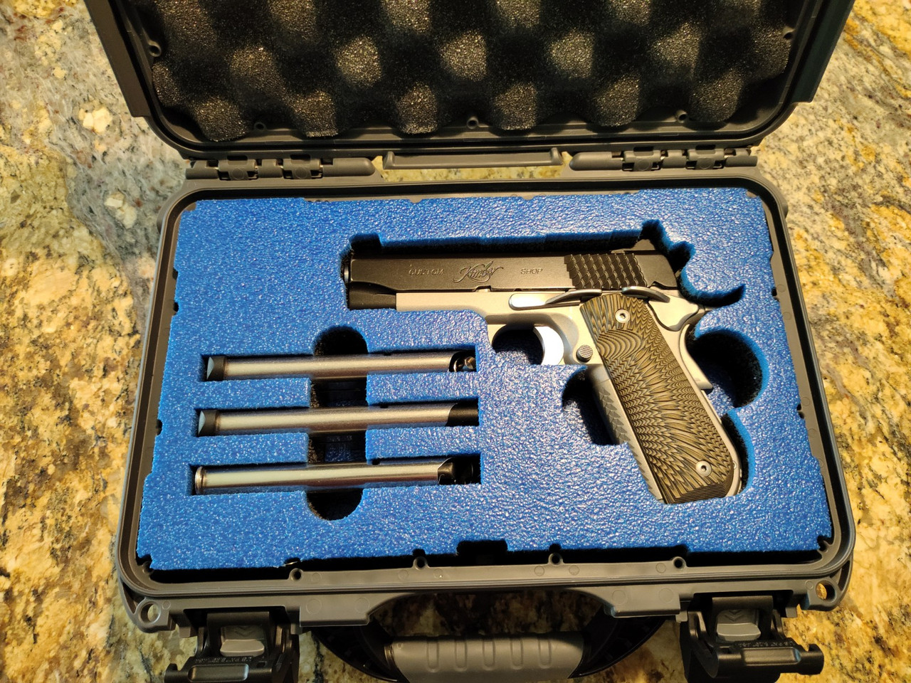 Kimber Super Carry Pro in a Nanuk 909 MyCaseBuilder Case and