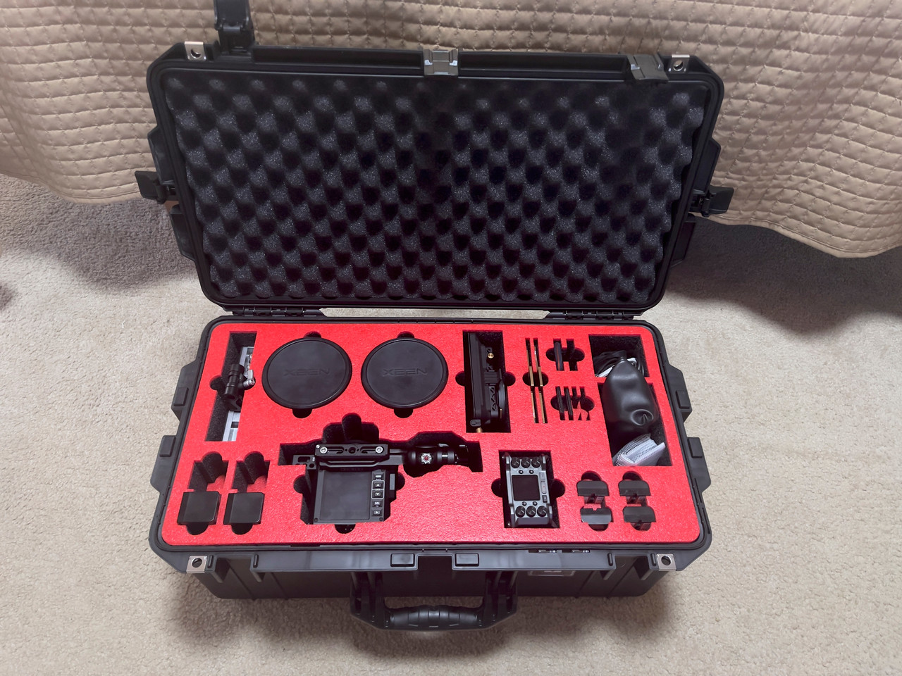 RED Komodo + Xeen + Zoom F6 MyCaseBuilder Case and Custom Foam