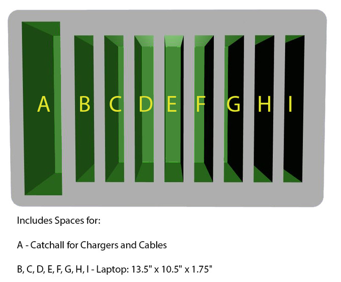 TCF-3I2918-14-12390 Foam Insert Design