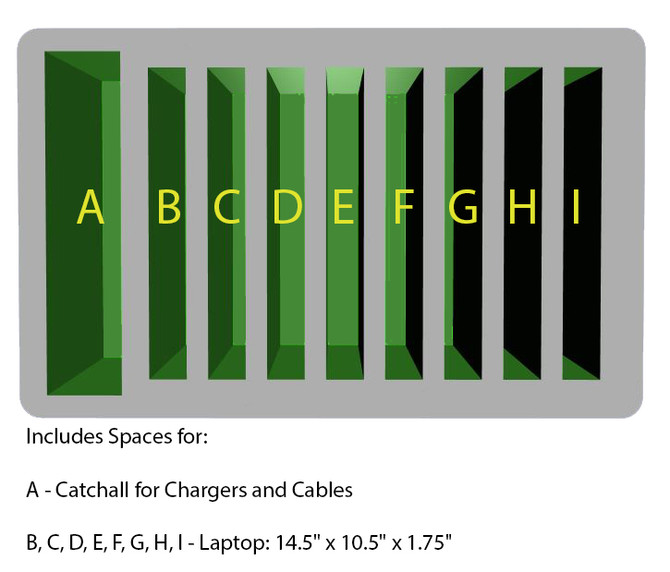TCF-3I2918-14-13564 Foam Insert Design