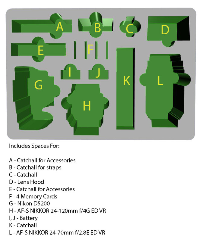 TCF-HP2400-7173 Foam Design Insert