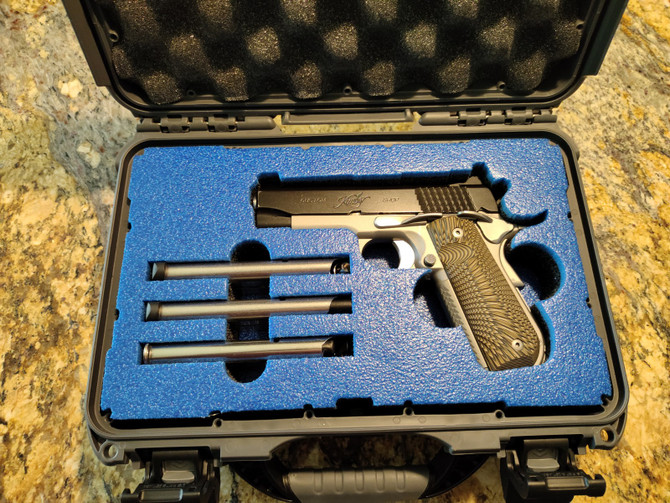 Kimber Super Carry Pro in a Nanuk 909 MyCaseBuilder Case and