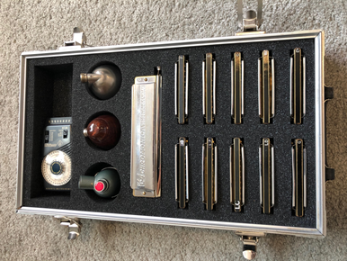 小物入れ harmonica case Amazon.com: Harmonica Cases Storage Case PU Leather Black