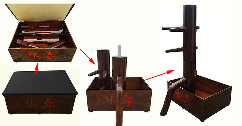 KUNG FU BOX WOODEN DUMMY ronin777