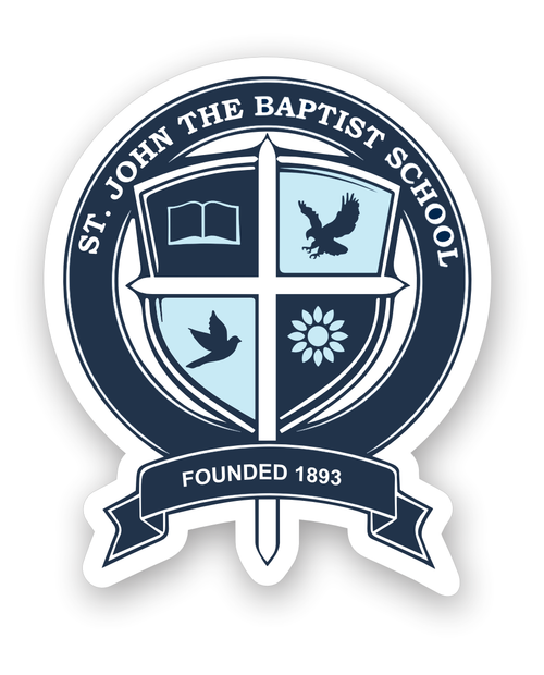 St. John the Baptist School Crest Decals St. John the Baptist School Crest Decals