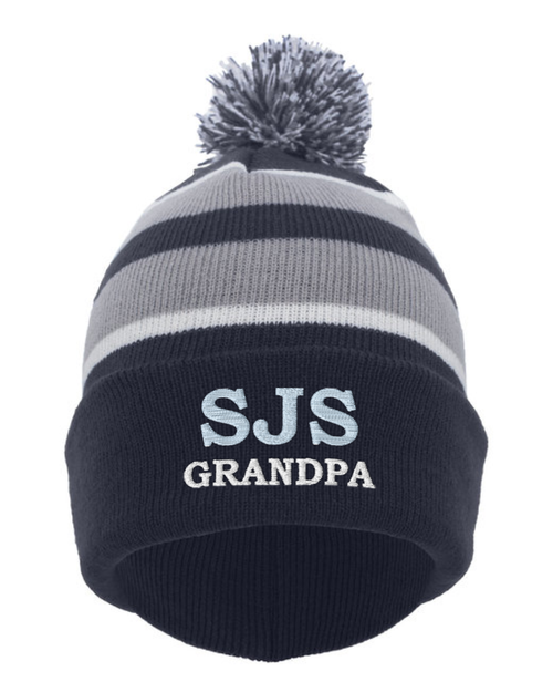 St. John School Grandpa Knit Pom-Pom Beanie