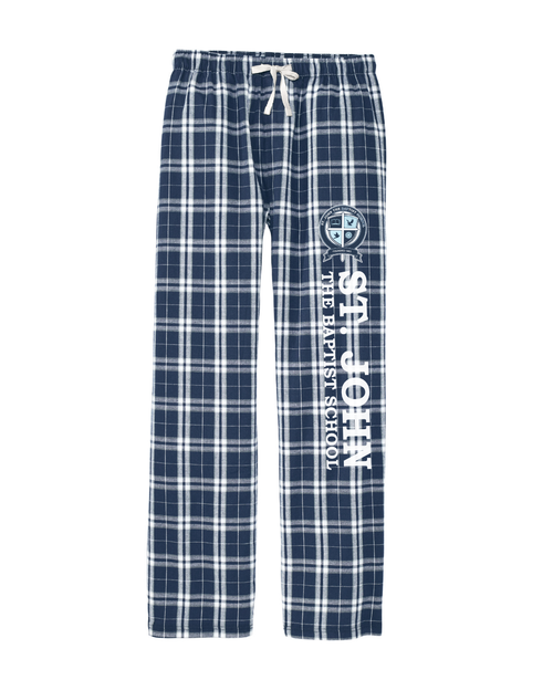 St. John the Baptist School Pajama Plaid Pants