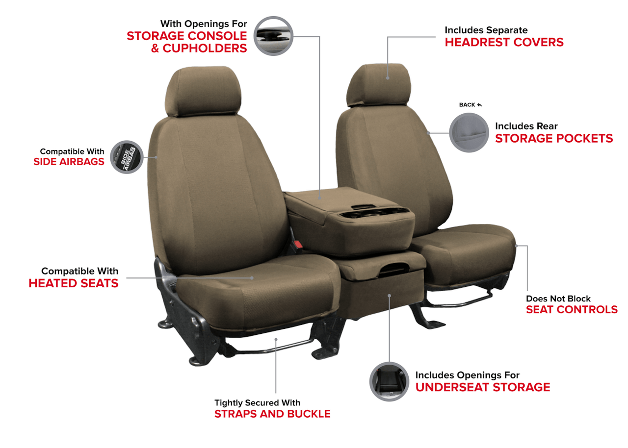 Mesh Seat Covers Breathable, Form Fitting Material