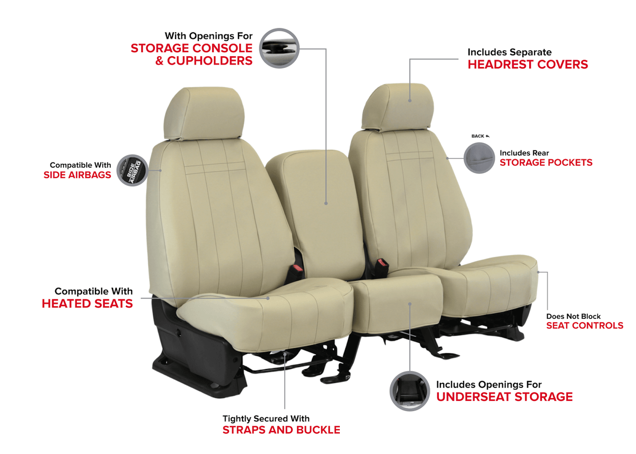 Imitation Leather Seat Cover Features