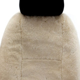 Product photo of Tailor-made Sheepskin Seat Covers showing full front coverage and smooth natural sheepskin finish.