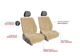 Semi-Custom Sheepskin Seat Covers – Plush Sheepskin Infographic