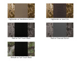 Luxury Line Kryptek Camo Seat Covers pattern and trim options: Highlander, Raid, Altitude, and Typhon.