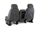 NeoSupreme Seat Covers rear view showing a clean custom fit with built-in storage pockets and center console access.