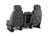 Ford NeoSupreme Seat Covers rear view showing a clean custom fit with built-in storage pockets and center console access.