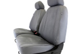 CORDURA 1000 Denier Xtra-Duty Seat Covers full set shown on seats, two-tone black and gray custom-fit coverage.
