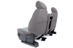 OEM Seat Covers side profile showing tailored fit and center console/cupholder opening.