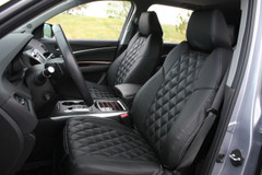 Sof-Touch Imitation Leather - Black with Diamond Stitching Inserts