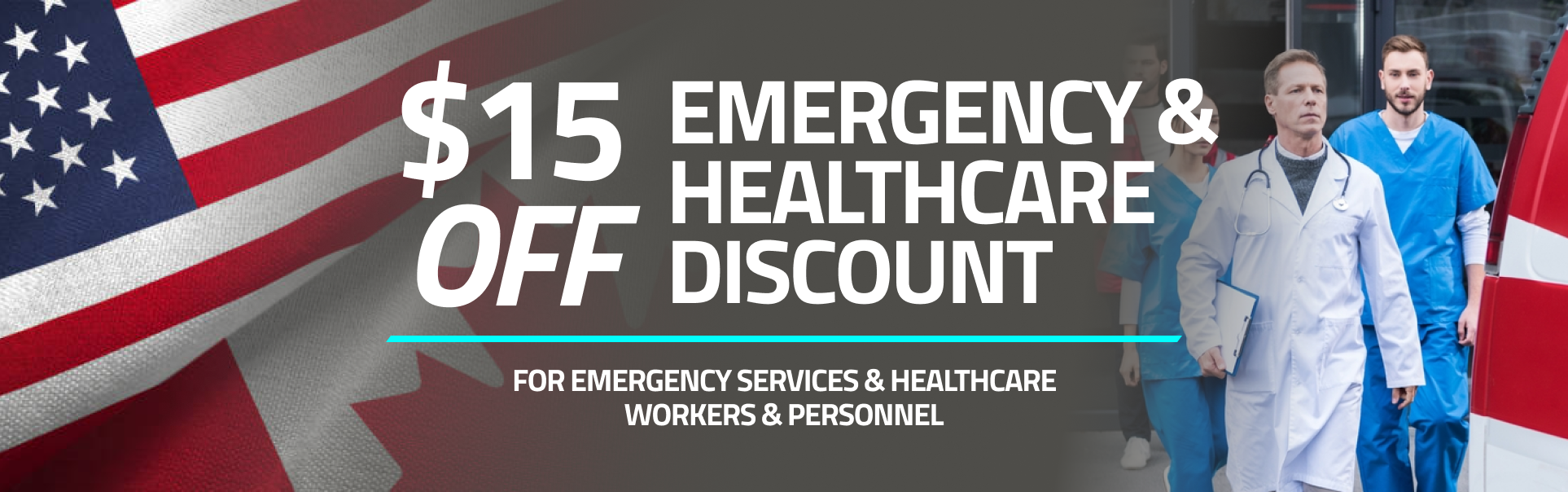 Emergency Services & Healthcare Workers Discount