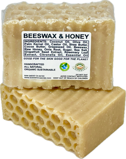 BEESWAX & HONEY 6 OZ SOAP