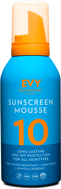 Evy technology sunscreen mousse spf10 sun protection