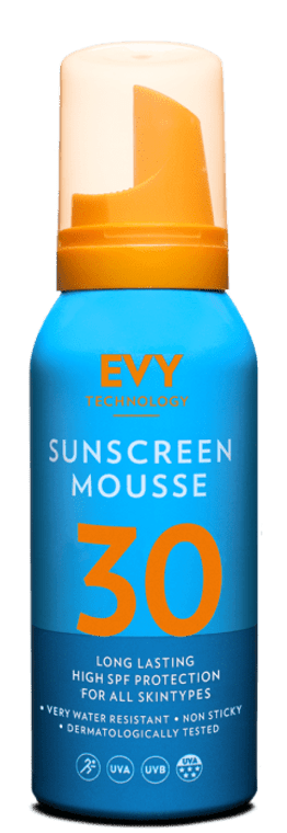 Evy technology spf30 sunscreen mousse 100ml sun protection