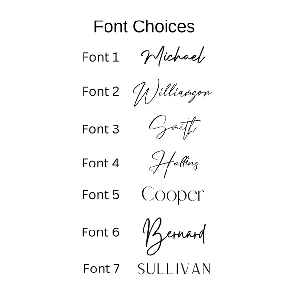 Font Choices