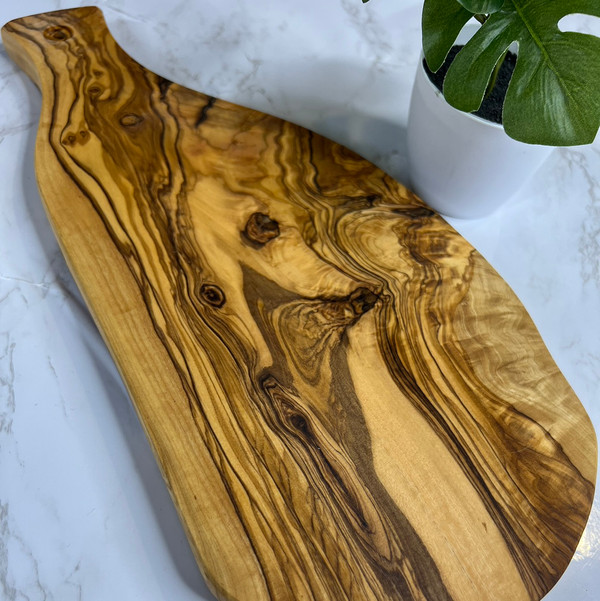 Olive Wood Board - w/Handle
