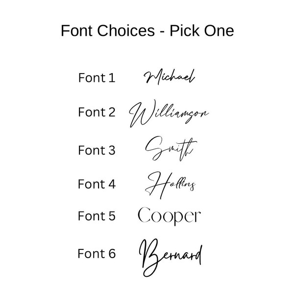Choose Your Font