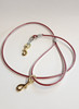 Coated Cable Lead (Brass snap on each end)