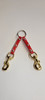 2 Dog Sunglo Coupler with Brass Snaps