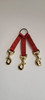 3 Dog Nylon Coupler with Brass Snaps