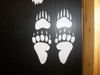 Bear Tracks Window Decal (Small)