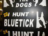 "I Hunt Bluetick" Window Decal
