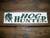Hog Hunter Bumper Sticker