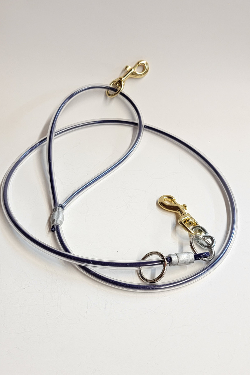 Coated Cable Lead (Brass snap on each end)
