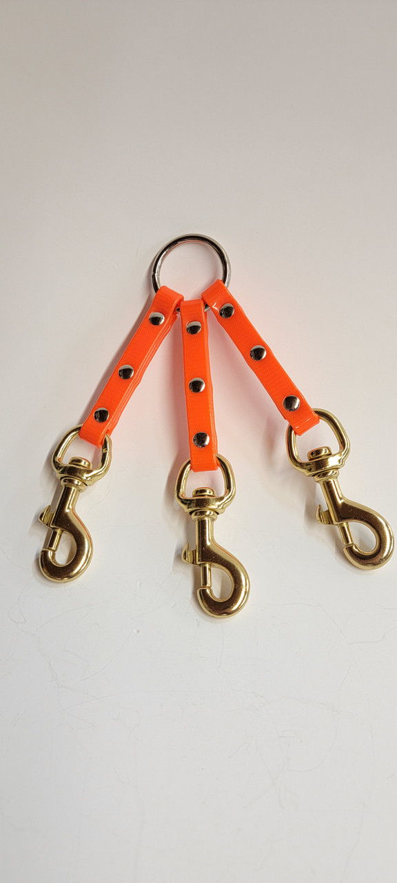 3 Dog Sunglo Coupler with Brass Snaps