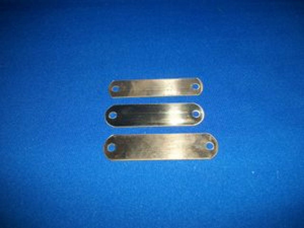 Brass Name Tag Plates (3/4" x 2 3/4")