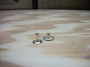 7/16" Nickel Rivets (1000 ct use with cap)
