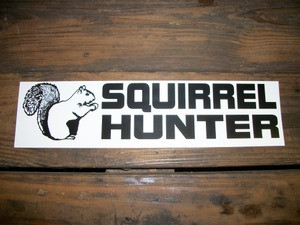 Squirrel Hunter Bumper Sticker