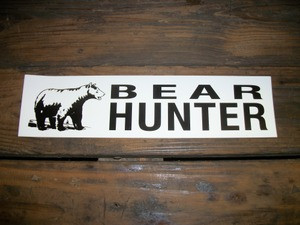 Bear Hunter Bumper Sticker
