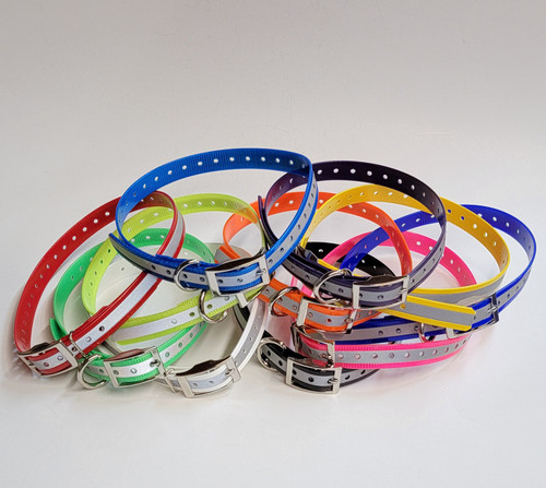 3/4" Replacement Collar Straps Reflective