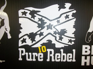 "Pure Rebel" Window Decal