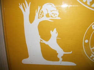 Coon with 1 Dog Window Decal