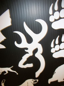 Buck Head Window Decal (small)