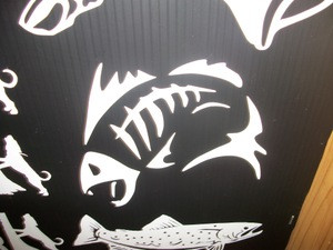 BoneFish Window Decal