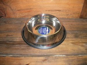 Non-Tip Stainless Steel 24oz. Bowl